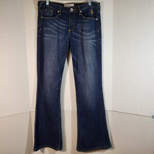 Phat Fashions Vintage 90's Women's Silver Label Jeans Size 13 Dark Blue Denim